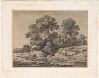 树群底部的水池 作者 让·亚历克西斯·阿查德