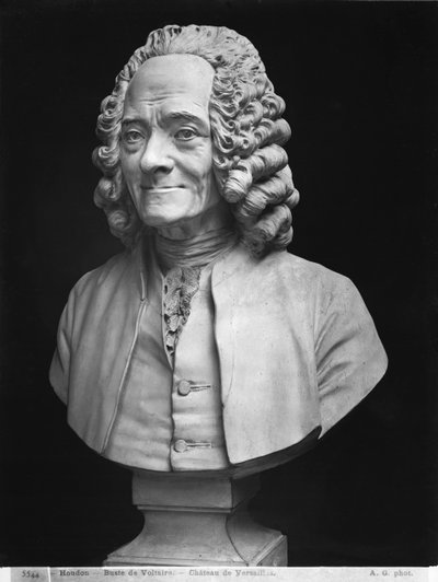 伏尔泰半身像（大理石） 作者 Jean Antoine Houdon