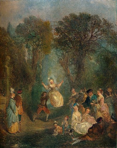 莱斯卡波莱特，c1710 作者 Jean Antoine Watteau