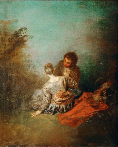 Le Faux Pas错误进展 作者 Jean Antoine Watteau