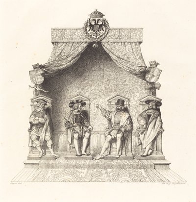 贝桑松的四位法官（Quatre magistrats de Besançon） 作者 让·奥古斯特·多米尼克·英格里斯