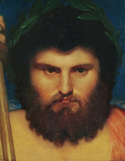 木星的主管，研究木星和Thetis，1810年 作者 让·奥古斯特·多米尼克·英格里斯