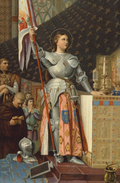 1429年查理七世加冕的圣女贞德 作者 让·奥古斯特·多米尼克·英格里斯