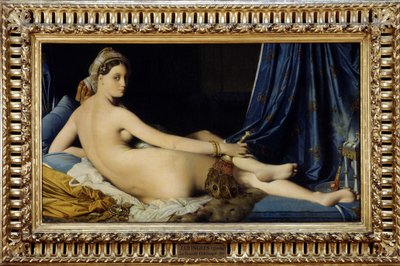 La Grande Odalisque - by Ingres 作者 让·奥古斯特·多米尼克·英格里斯