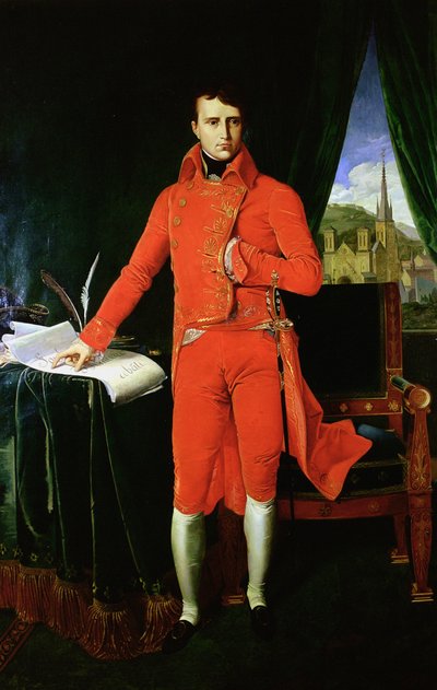 拿破仑·波拿巴第一任领事，1803-1804年 作者 让·奥古斯特·多米尼克·英格里斯