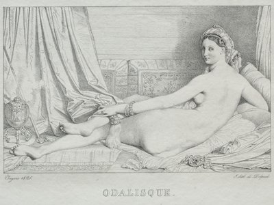 Odalisque 作者 让·奥古斯特·多米尼克·英格里斯