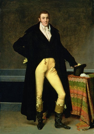 约翰安东尼的肖像，Nogent，1815年 作者 让·奥古斯特·多米尼克·英格里斯