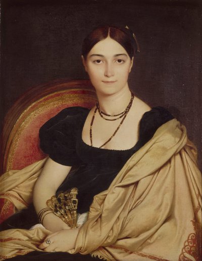 迪瓦切夫人蜡像馆，1807年 作者 让·奥古斯特·多米尼克·英格里斯