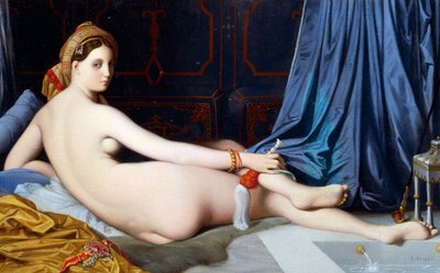 大宫女（布面油画） 作者 让·奥古斯特·多米尼克·英格里斯