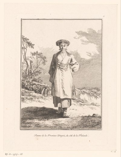 来自英格曼兰（Ingria）的年轻女子 Femme de la Province d