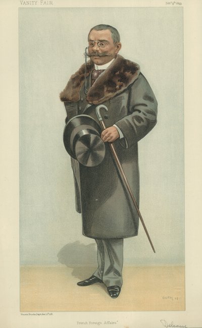 M Theophile Delcasse（彩色石版画） 作者 让·巴蒂斯特（Jean Baptiste）（之后）古斯（Guth）