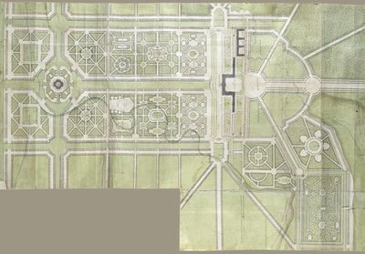 斯特雷纳宫和公园设计，1717年 作者 让·巴蒂斯特·亚历山大·勒·金发