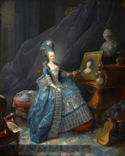 开胃菜的玛丽亚·特蕾莎公主（1756-1805） 作者 让·巴蒂斯特（Jean Baptiste）安德烈·高铁（AndréGautier）Dagoty