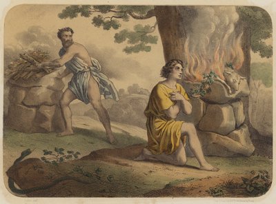 该隐和亚伯 作者 Jean Baptiste Auguste Leloir