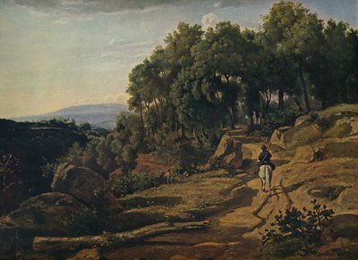 沃尔泰拉附近的风景，1838年 作者 让·巴蒂斯特·卡米尔·科罗