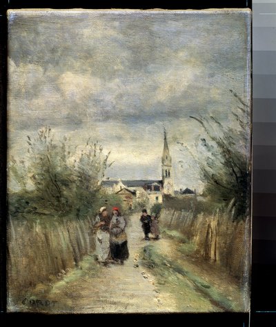 "让-巴蒂斯特（Jean Baptiste）-卡米耶-柯罗（Camille Corot，1796-1875 年）的画作，1870 年左右，莫斯科普希金博物馆。 作者 让·巴蒂斯特·卡米尔·科罗