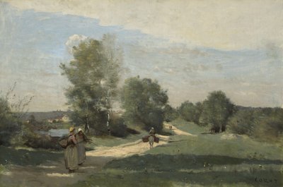 水边的路，约1865年-70 作者 让·巴蒂斯特·卡米尔·科罗