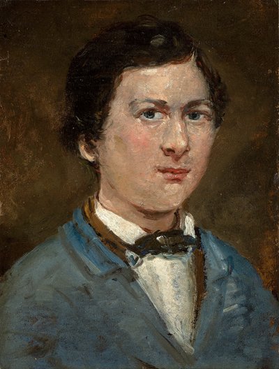 自画像，约1818-1821年 作者 让·巴蒂斯特·卡米尔·科罗