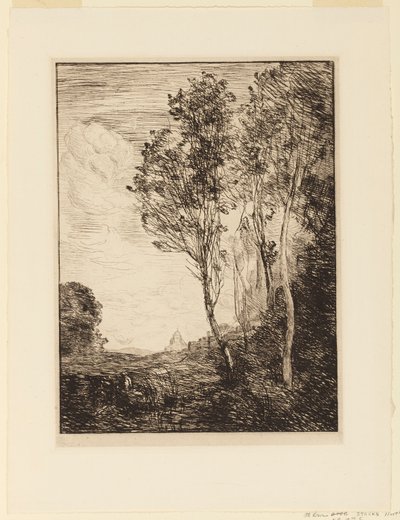 意大利纪念品 作者 Jean Baptiste Camille Corot