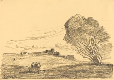 孤立的堡垒Le Fort detache，1874年。 作者 让·巴蒂斯特·卡米尔·科罗