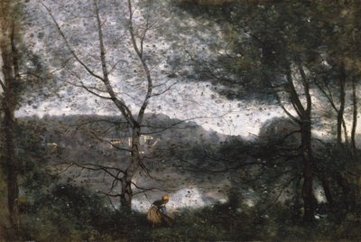 维尔-达夫雷，1870年。 作者 让·巴蒂斯特·卡米尔·科罗