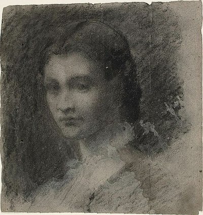 年轻女性半身像（正面）；女性坐像（背面） 作者 让·巴蒂斯特·卡尔佩