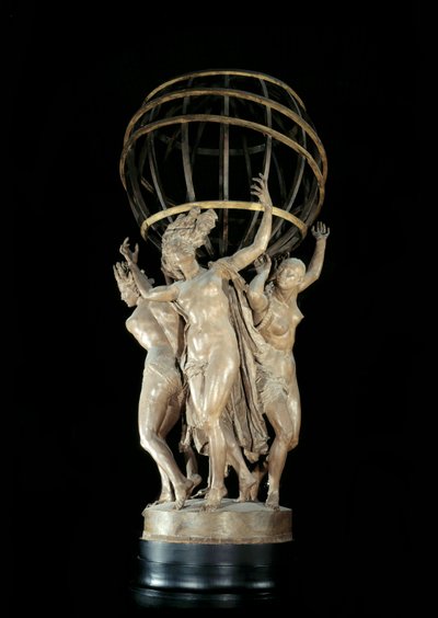 世界的四个部分支撑着陆地的雕塑，让-巴蒂斯特（Jean-Baptiste）-卡尔波（1827-1875） 19世纪 巴黎，奥赛博物馆 作者 让·巴蒂斯特·卡尔佩