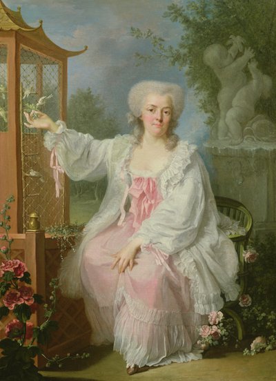 一位夫人的画象由塔的 作者 Jean Baptiste Charpentier