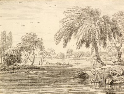 Landscape 作者 让·巴蒂斯特·克劳德·沙特莱恩