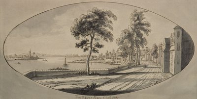 来自切尔西的泰晤士河（wc） 作者 让·巴蒂斯特·克劳德·沙特莱恩