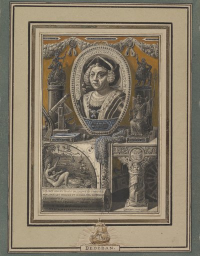 Christopher Columbus, n.d. 作者 让·巴蒂斯特·德德班