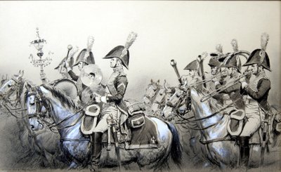 拿破仑战争，第4个龙骑兵团 作者 让·巴蒂斯特·爱德华·Detaille