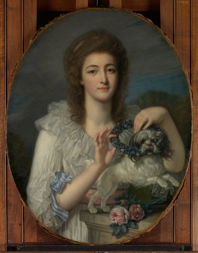 瓦尔瓦拉·尼古拉耶夫娜·加加里纳公主（1762-1802，ca. 1780–82。 作者 让·巴蒂斯特·格鲁兹