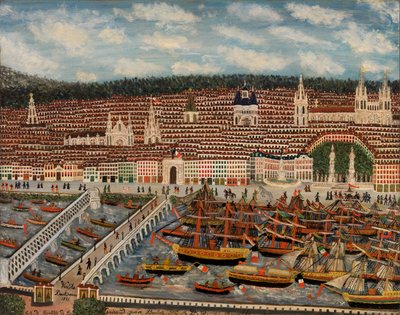 波尔多的看法，1884年 作者 让·巴蒂斯特·吉罗