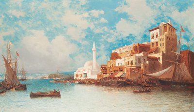 东部港口，1871年 作者 让·巴蒂斯特·亨利·杜兰德·布拉格
