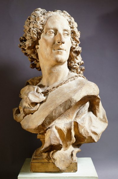 Noel Nicolas Coypel，Jean Baptiste Lemoyne（1704-1778），赤陶半身像 作者 Jean Baptiste II Lemoyne