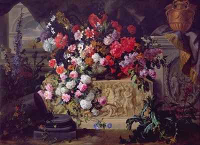 雕刻的Entablature 作者 让·巴蒂斯特（Jean Baptiste I）1653 1715贝林