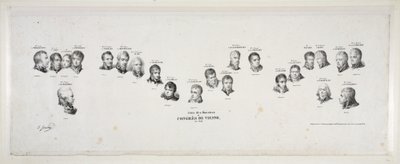 维也纳会议部长的名字，1815年，酒吧。 1815 作者 Jean Baptiste Isabey
