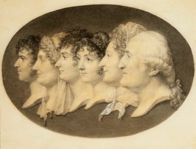奥古斯丁及其家人的简介画像 作者 Jean Baptiste Jacques Augustin