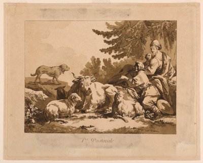 第一牧区 作者 Jean Baptiste Le Prince