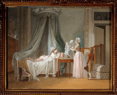 Jean Baptiste Mallet（1759-1835）的新水彩帽子 18 世纪巴黎，装饰艺术 作者 让·巴蒂斯特·马利特