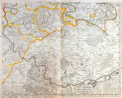 法兰西岛东部地图 作者 让·巴蒂斯特·诺林（Jean Baptiste Nolin）