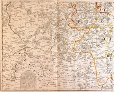 Map of the South West of Ile de France 作者 让·巴蒂斯特·诺林（Jean Baptiste Nolin）