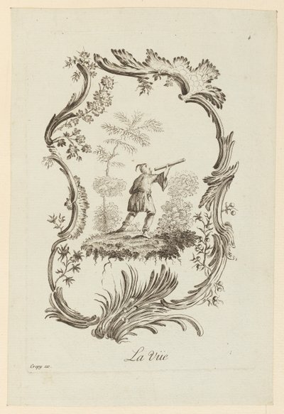 La Vüe，选自 "Le Cinq Sens 作者 让·巴蒂斯特·皮列曼