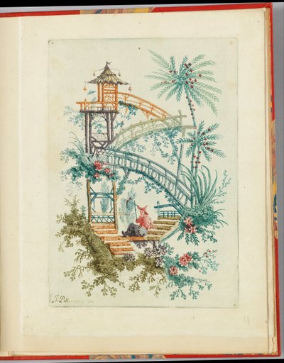 装饰设计选自《Nouvelle suite de cahiers chinois a l