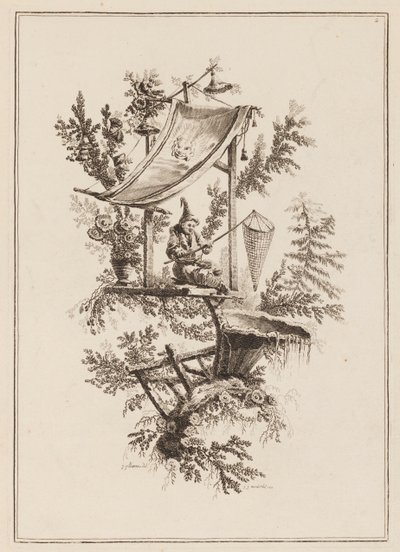 图版 2，"Suite de douze Pêcheurs et Chasseurs"（《十二渔夫和猎人》续篇） 作者 让·巴蒂斯特·皮列曼