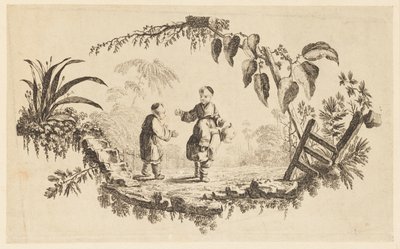 盘子，选自《中国儿童游戏集》（Recueil de Plusieurs Jeux d