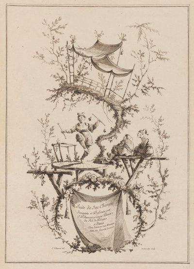 扉页，"中国游戏组曲 作者 马丁德蒙奇，b。 1746