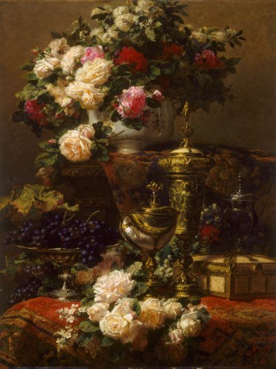 鲜花和水果 作者 让·巴蒂斯特·罗比（Jean Baptiste Robie）