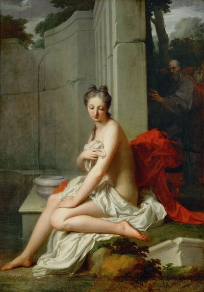 Suzanne au bain - 苏珊娜和长老们... 作者 让·巴蒂斯特·桑特尔